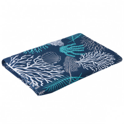 COASTAL obrus plamoodporny 155x130cm granatowy