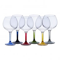 PARTY COLOR kieliszki do wina Balloon 6szt.