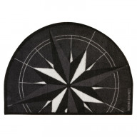 Wycieraczka marynistyczna Wind-Rose Round Black 1szt. (odporna na UV)