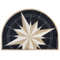 Wycieraczka marynistyczna Wind-Rose Round Blue 1szt. (odporna na UV)