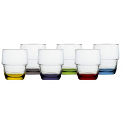 PARTY Color Ecozen szklanki piętrowalne non-slip 6szt.