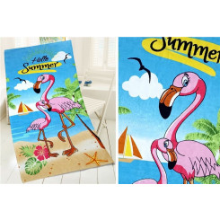 Lekki ręcznik plażowy Hello Summer 75x150