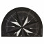 Wycieraczka marynistyczna Wind-Rose Round Black 1szt. (odporna na UV)