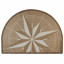 Wycieraczka marynistyczna Wind-Rose Round Brown 1szt. (odporna na UV)